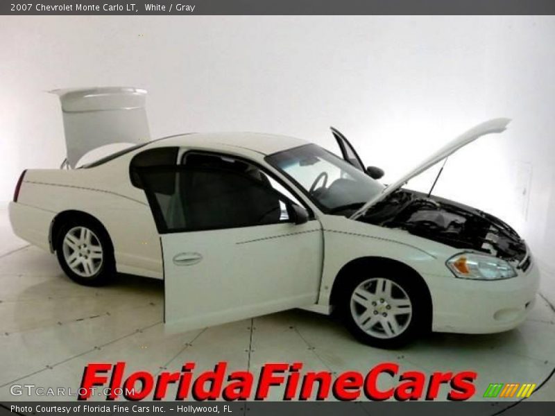 White / Gray 2007 Chevrolet Monte Carlo LT