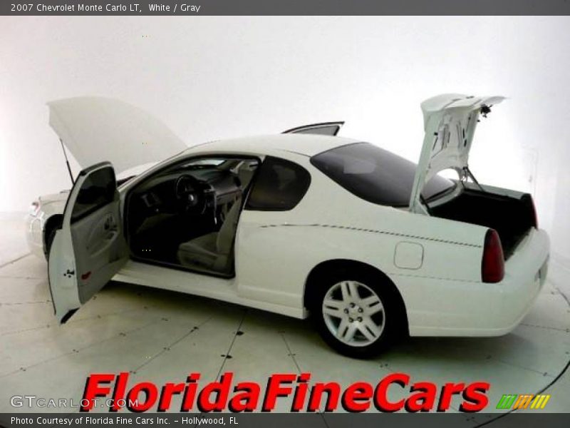 White / Gray 2007 Chevrolet Monte Carlo LT