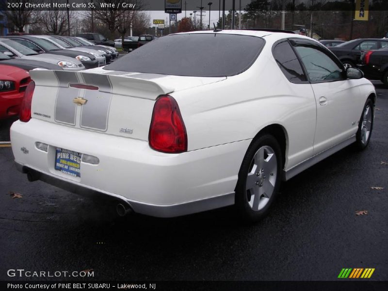 White / Gray 2007 Chevrolet Monte Carlo SS