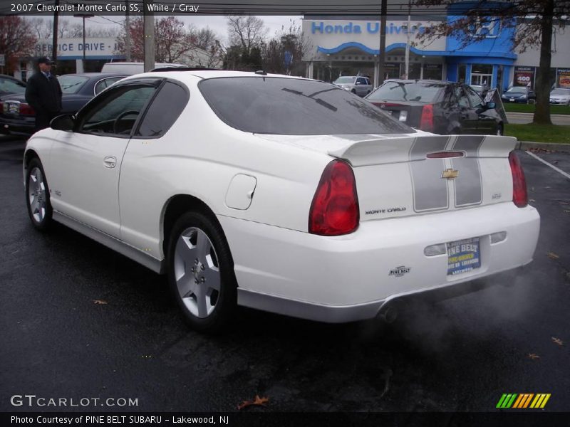 White / Gray 2007 Chevrolet Monte Carlo SS
