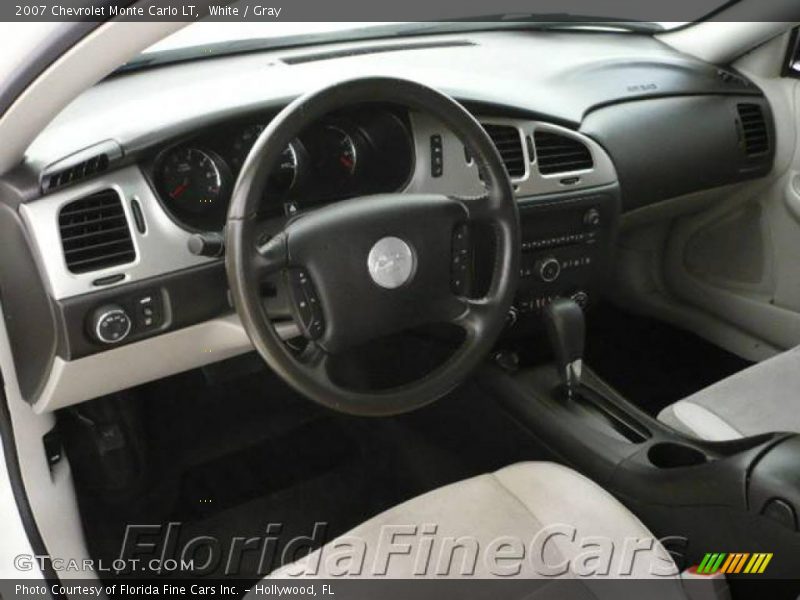 White / Gray 2007 Chevrolet Monte Carlo LT