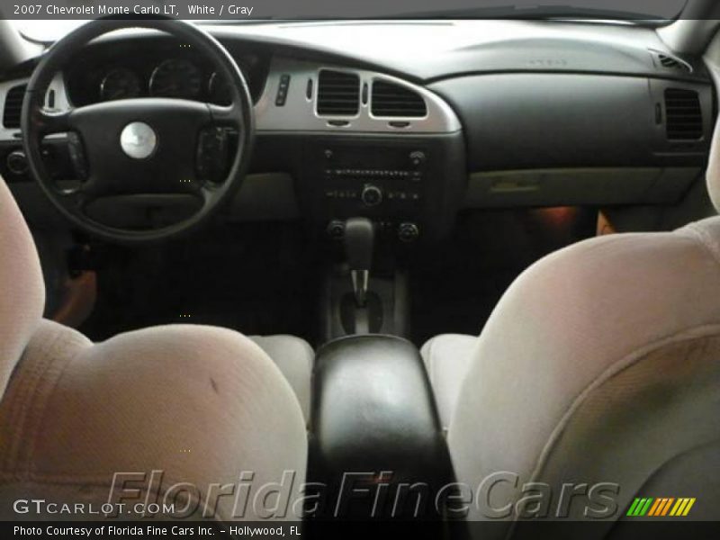 White / Gray 2007 Chevrolet Monte Carlo LT