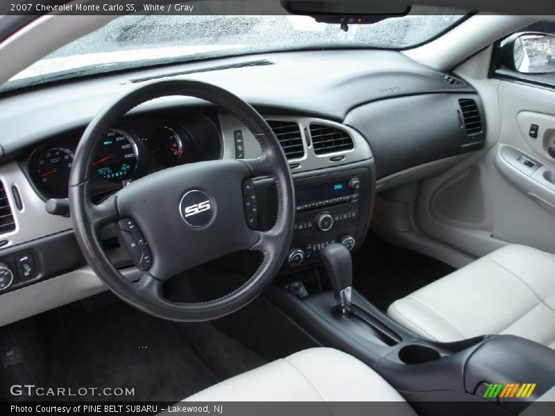 White / Gray 2007 Chevrolet Monte Carlo SS