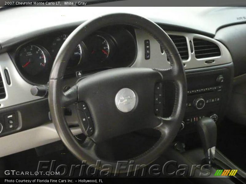 White / Gray 2007 Chevrolet Monte Carlo LT