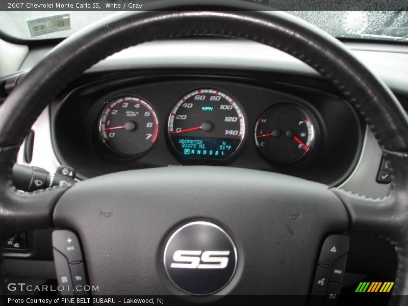 White / Gray 2007 Chevrolet Monte Carlo SS