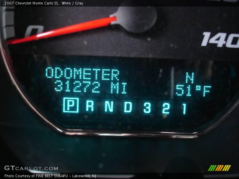 White / Gray 2007 Chevrolet Monte Carlo SS