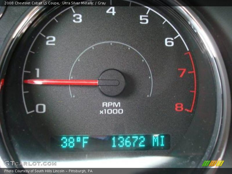 Ultra Silver Metallic / Gray 2008 Chevrolet Cobalt LS Coupe
