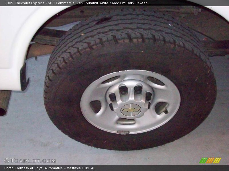 Summit White / Medium Dark Pewter 2005 Chevrolet Express 2500 Commercial Van