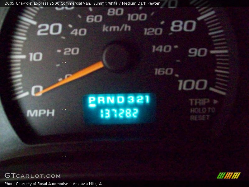 Summit White / Medium Dark Pewter 2005 Chevrolet Express 2500 Commercial Van