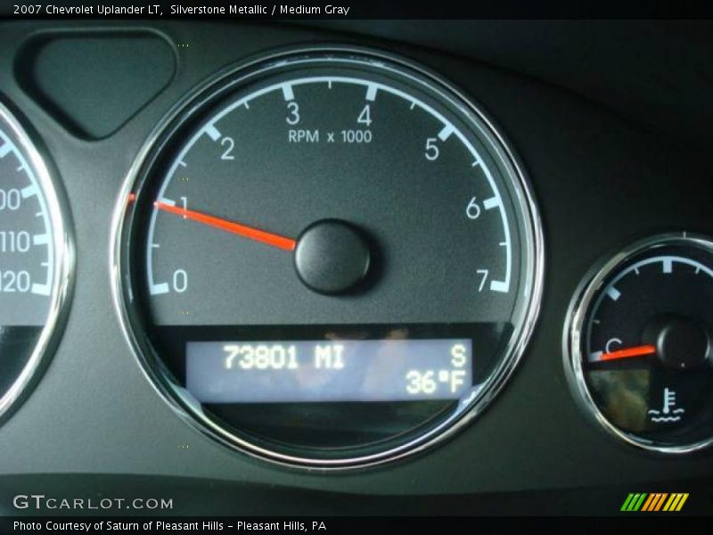 Silverstone Metallic / Medium Gray 2007 Chevrolet Uplander LT