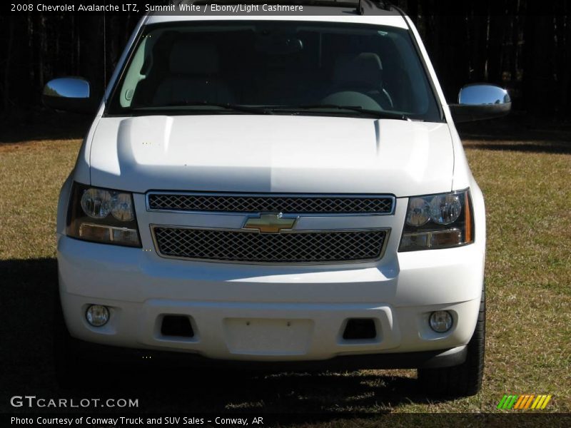 Summit White / Ebony/Light Cashmere 2008 Chevrolet Avalanche LTZ