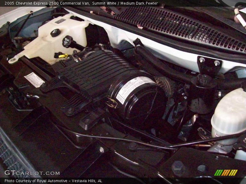 Summit White / Medium Dark Pewter 2005 Chevrolet Express 2500 Commercial Van