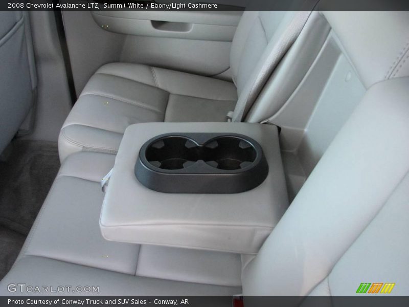 Summit White / Ebony/Light Cashmere 2008 Chevrolet Avalanche LTZ