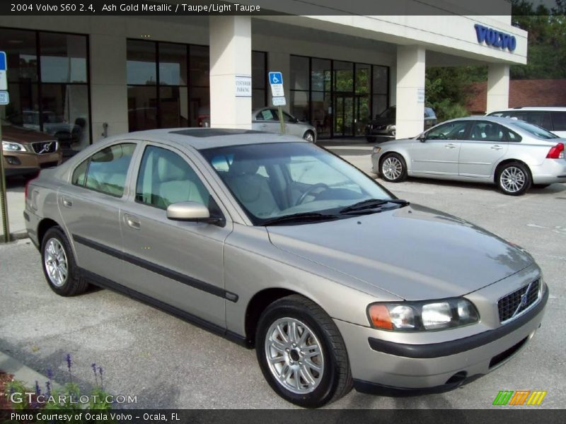 Ash Gold Metallic / Taupe/Light Taupe 2004 Volvo S60 2.4