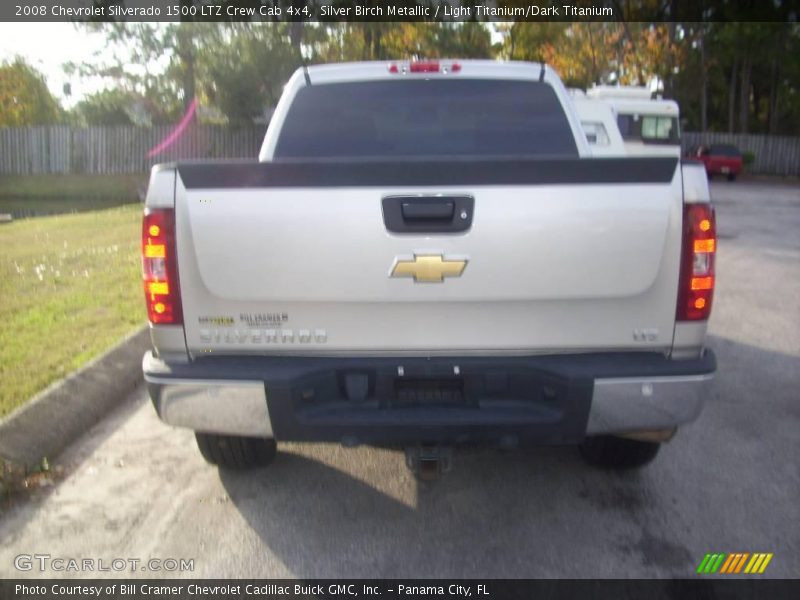 Silver Birch Metallic / Light Titanium/Dark Titanium 2008 Chevrolet Silverado 1500 LTZ Crew Cab 4x4