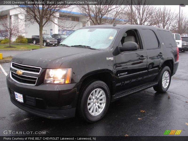 Black / Light Titanium/Dark Titanium 2008 Chevrolet Tahoe Hybrid