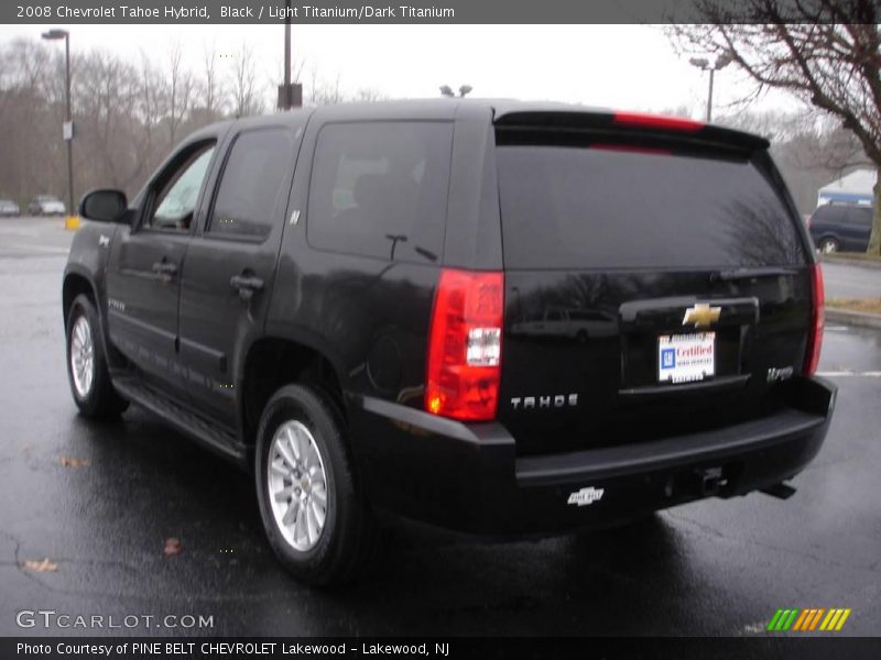 Black / Light Titanium/Dark Titanium 2008 Chevrolet Tahoe Hybrid