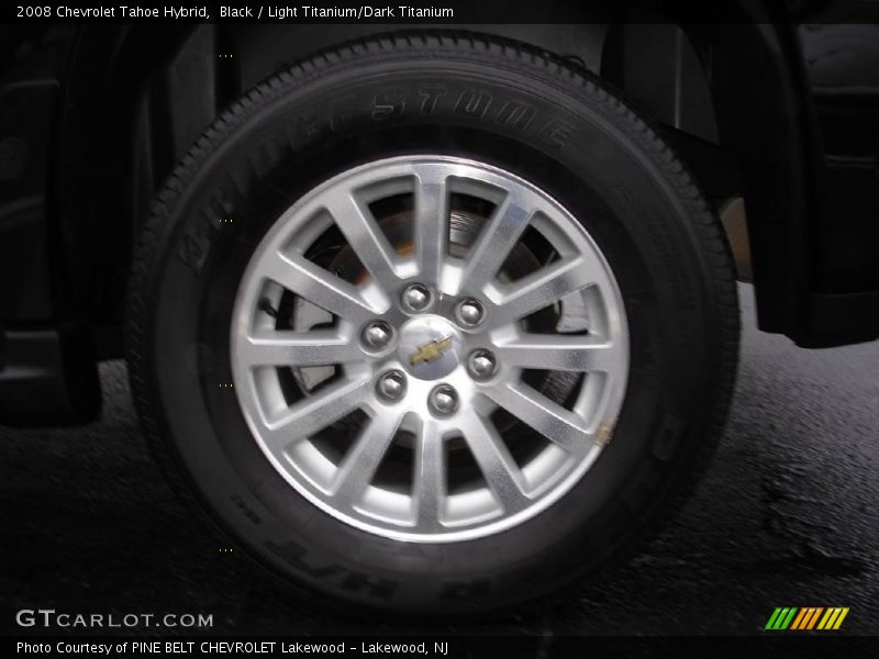 Black / Light Titanium/Dark Titanium 2008 Chevrolet Tahoe Hybrid