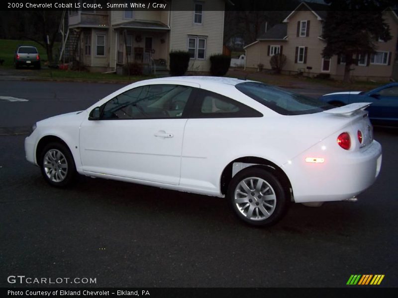 Summit White / Gray 2009 Chevrolet Cobalt LS Coupe