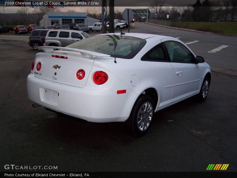 Summit White / Gray 2009 Chevrolet Cobalt LS Coupe
