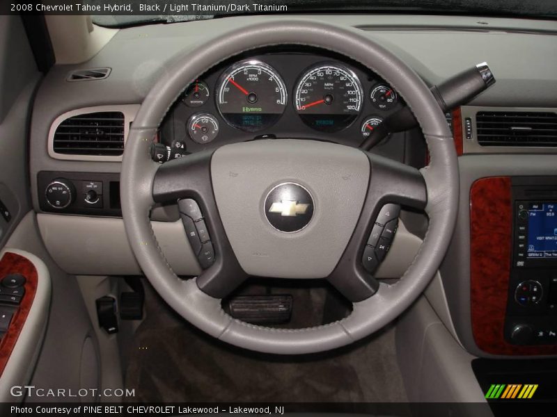 Black / Light Titanium/Dark Titanium 2008 Chevrolet Tahoe Hybrid