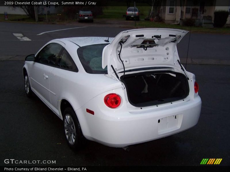 Summit White / Gray 2009 Chevrolet Cobalt LS Coupe