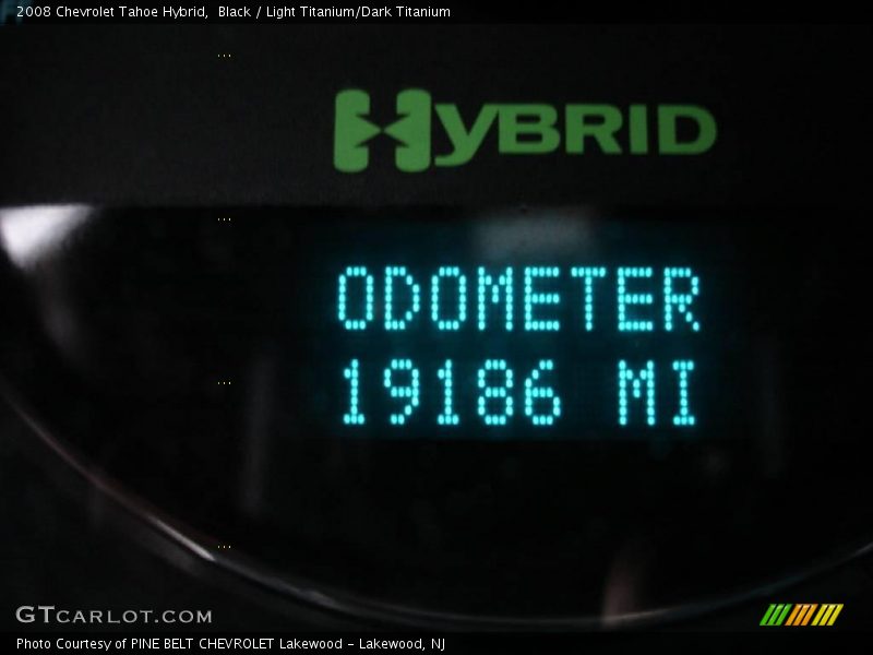 Black / Light Titanium/Dark Titanium 2008 Chevrolet Tahoe Hybrid