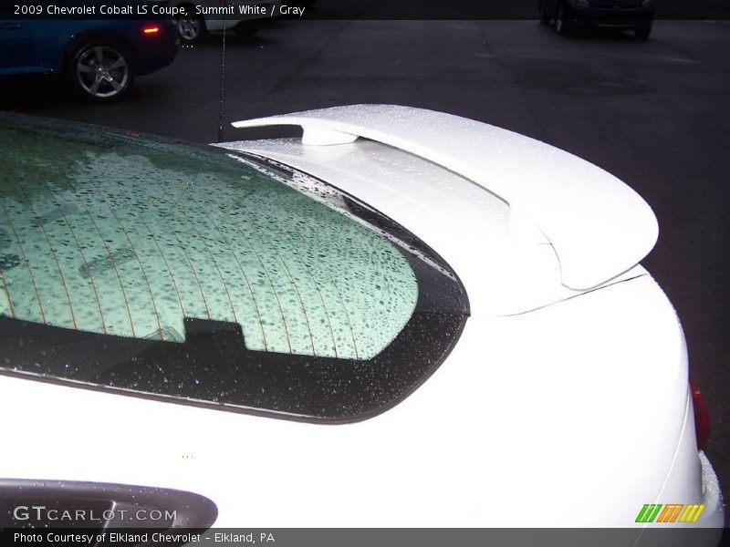 Summit White / Gray 2009 Chevrolet Cobalt LS Coupe