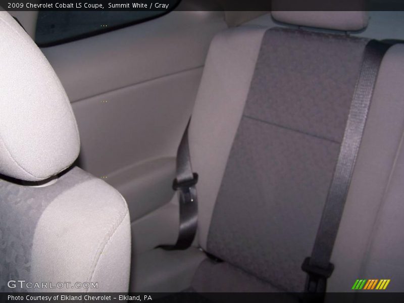 Summit White / Gray 2009 Chevrolet Cobalt LS Coupe