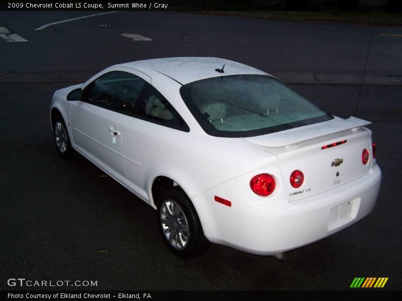 Summit White / Gray 2009 Chevrolet Cobalt LS Coupe