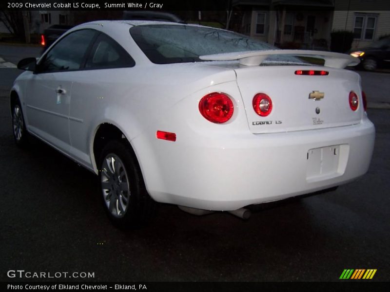 Summit White / Gray 2009 Chevrolet Cobalt LS Coupe