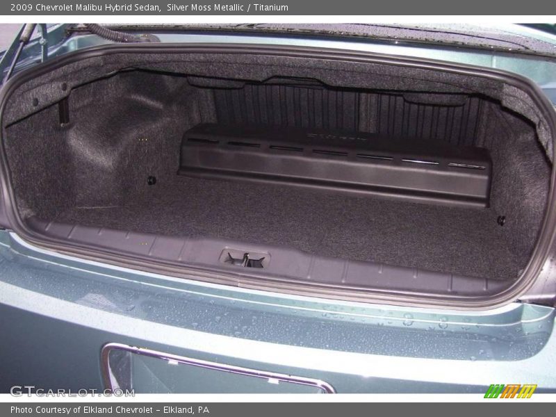 Silver Moss Metallic / Titanium 2009 Chevrolet Malibu Hybrid Sedan