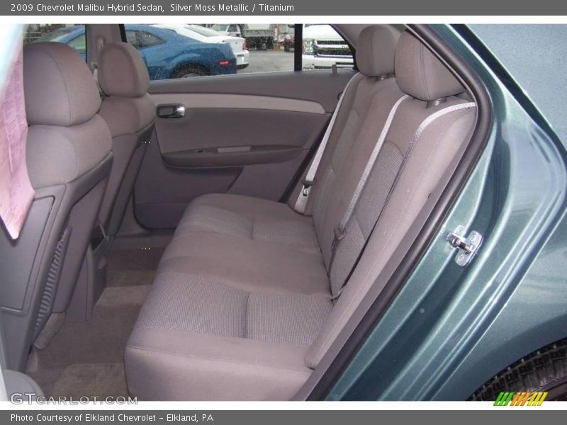 Silver Moss Metallic / Titanium 2009 Chevrolet Malibu Hybrid Sedan