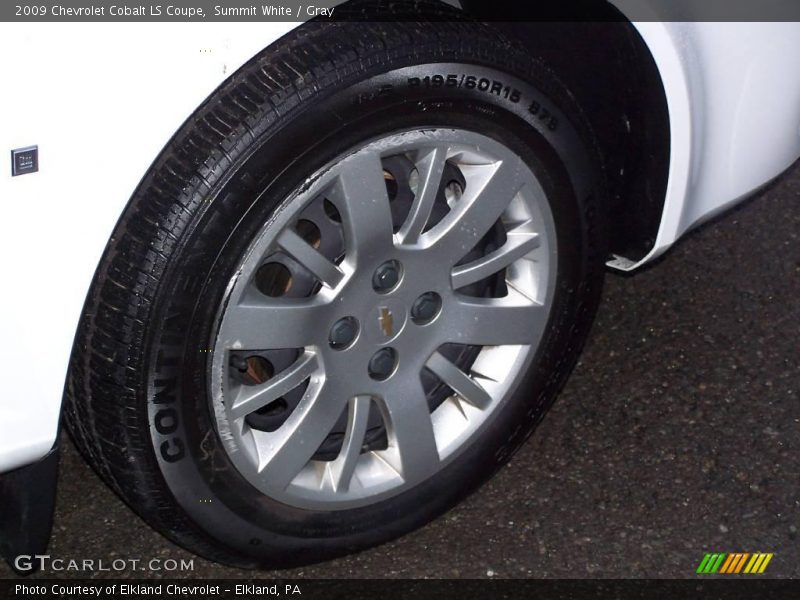 Summit White / Gray 2009 Chevrolet Cobalt LS Coupe
