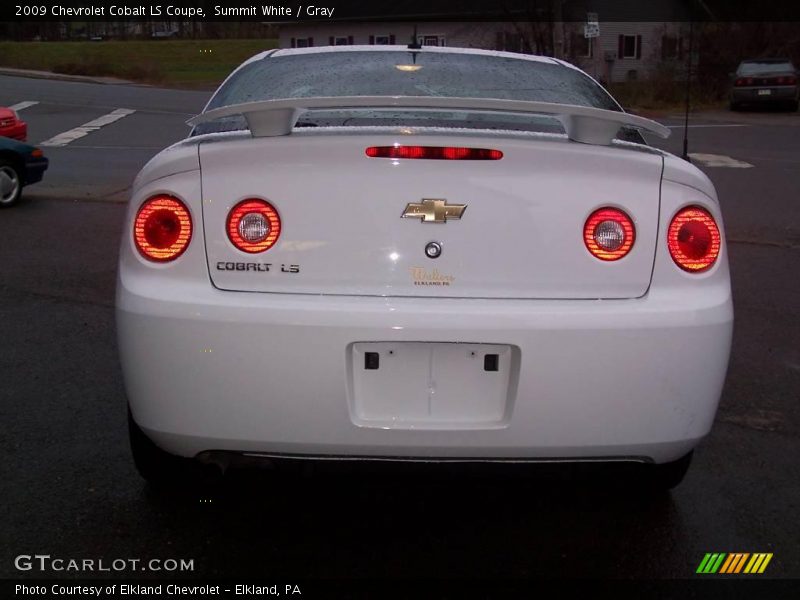 Summit White / Gray 2009 Chevrolet Cobalt LS Coupe