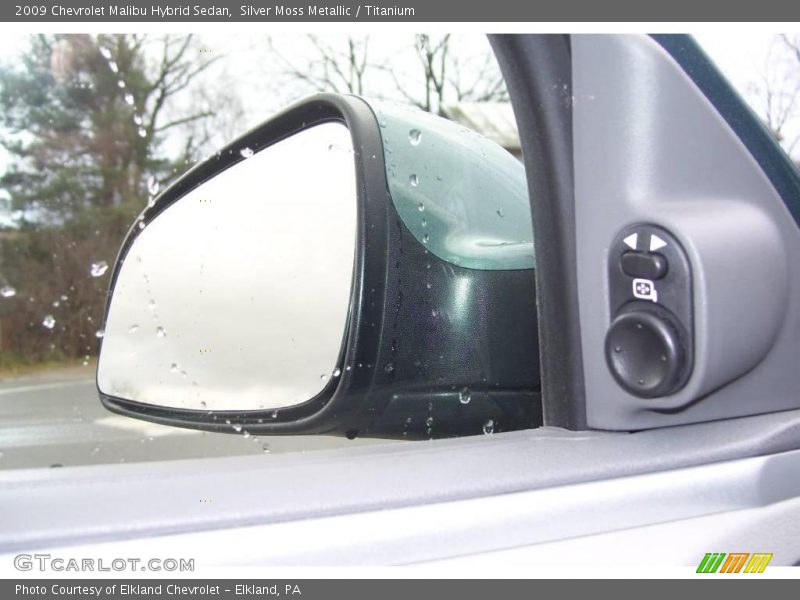 Silver Moss Metallic / Titanium 2009 Chevrolet Malibu Hybrid Sedan