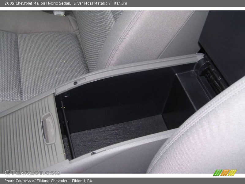 Silver Moss Metallic / Titanium 2009 Chevrolet Malibu Hybrid Sedan