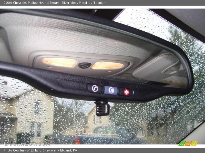 Silver Moss Metallic / Titanium 2009 Chevrolet Malibu Hybrid Sedan