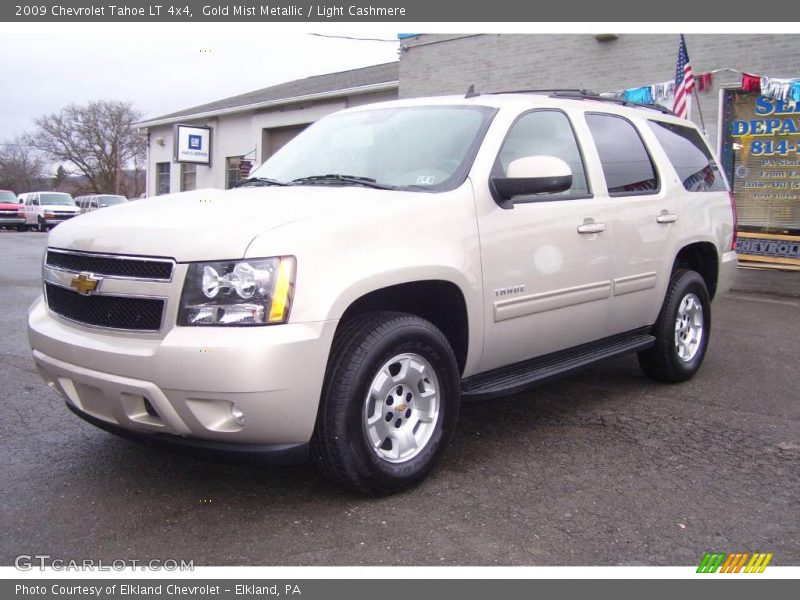 Gold Mist Metallic / Light Cashmere 2009 Chevrolet Tahoe LT 4x4