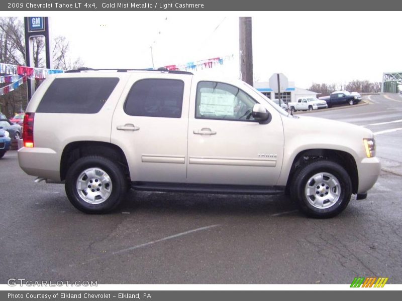 Gold Mist Metallic / Light Cashmere 2009 Chevrolet Tahoe LT 4x4