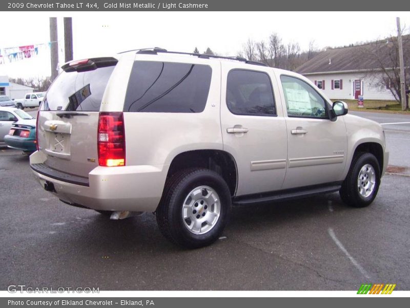 Gold Mist Metallic / Light Cashmere 2009 Chevrolet Tahoe LT 4x4