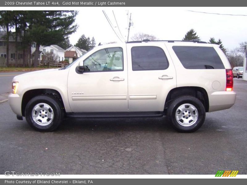 Gold Mist Metallic / Light Cashmere 2009 Chevrolet Tahoe LT 4x4