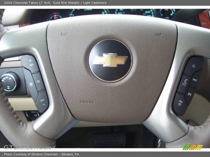 Gold Mist Metallic / Light Cashmere 2009 Chevrolet Tahoe LT 4x4