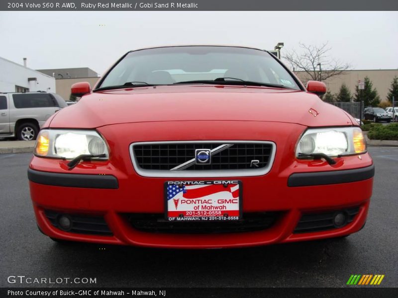 Ruby Red Metallic / Gobi Sand R Metallic 2004 Volvo S60 R AWD