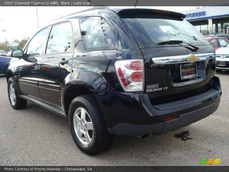 Black / Light Gray 2007 Chevrolet Equinox LS AWD