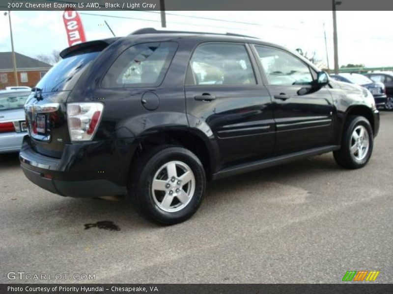 Black / Light Gray 2007 Chevrolet Equinox LS AWD