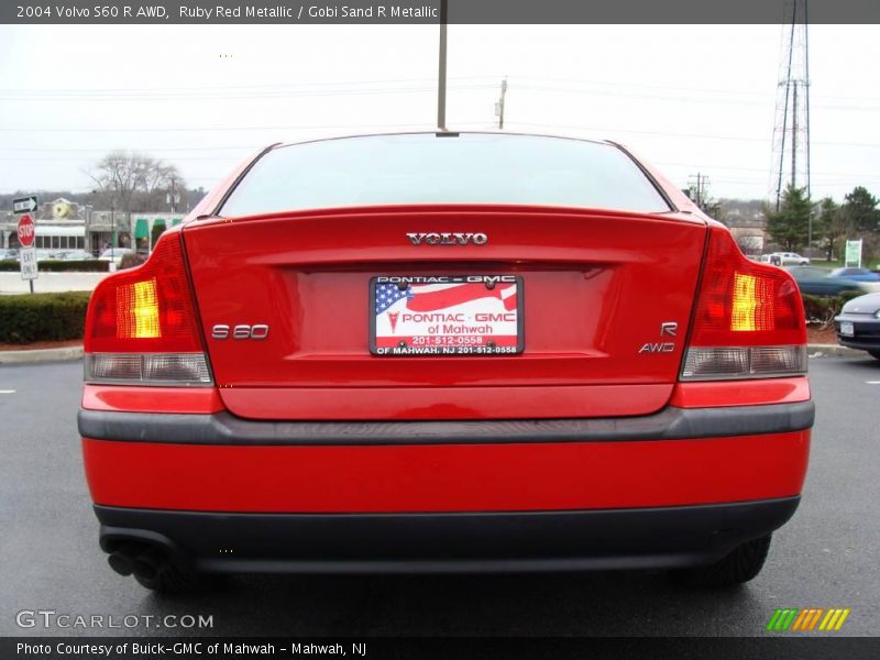 Ruby Red Metallic / Gobi Sand R Metallic 2004 Volvo S60 R AWD