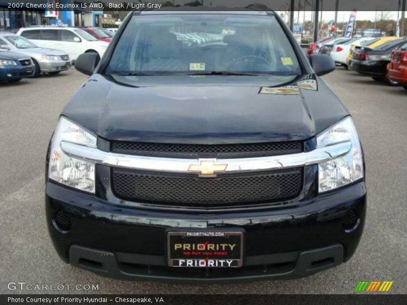Black / Light Gray 2007 Chevrolet Equinox LS AWD