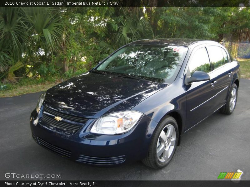 Imperial Blue Metallic / Gray 2010 Chevrolet Cobalt LT Sedan