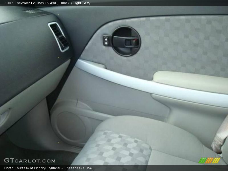 Black / Light Gray 2007 Chevrolet Equinox LS AWD